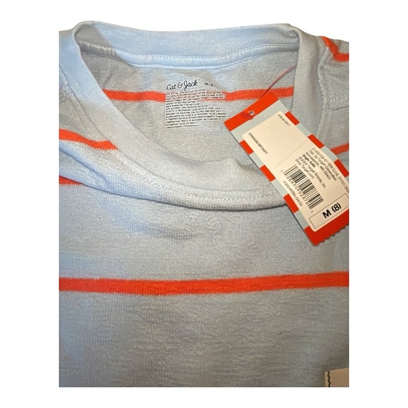 NWT Cat & Jack Gray and Orange Short Sleeve Tee - Picture 7 of 8